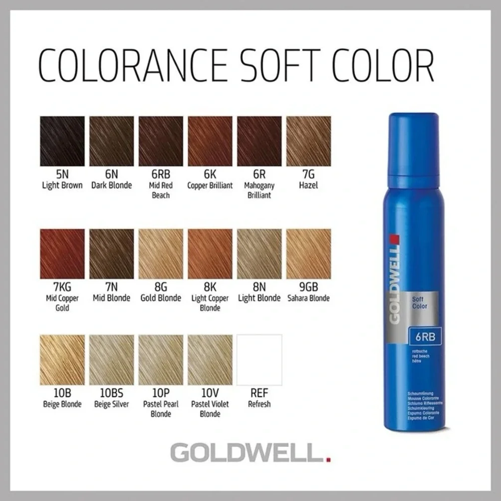 BRAND NEW NEVER OPENED Goldwell Colorance Soft Color Foam - Color/shade 6K - Picture 3 of 9